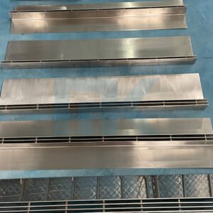 Outdoor garden floor linear drainage